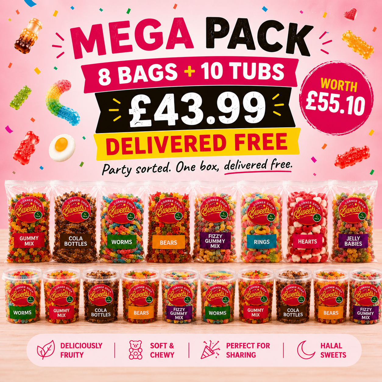 Mega Pack Mix and Match Sweets Bundle
