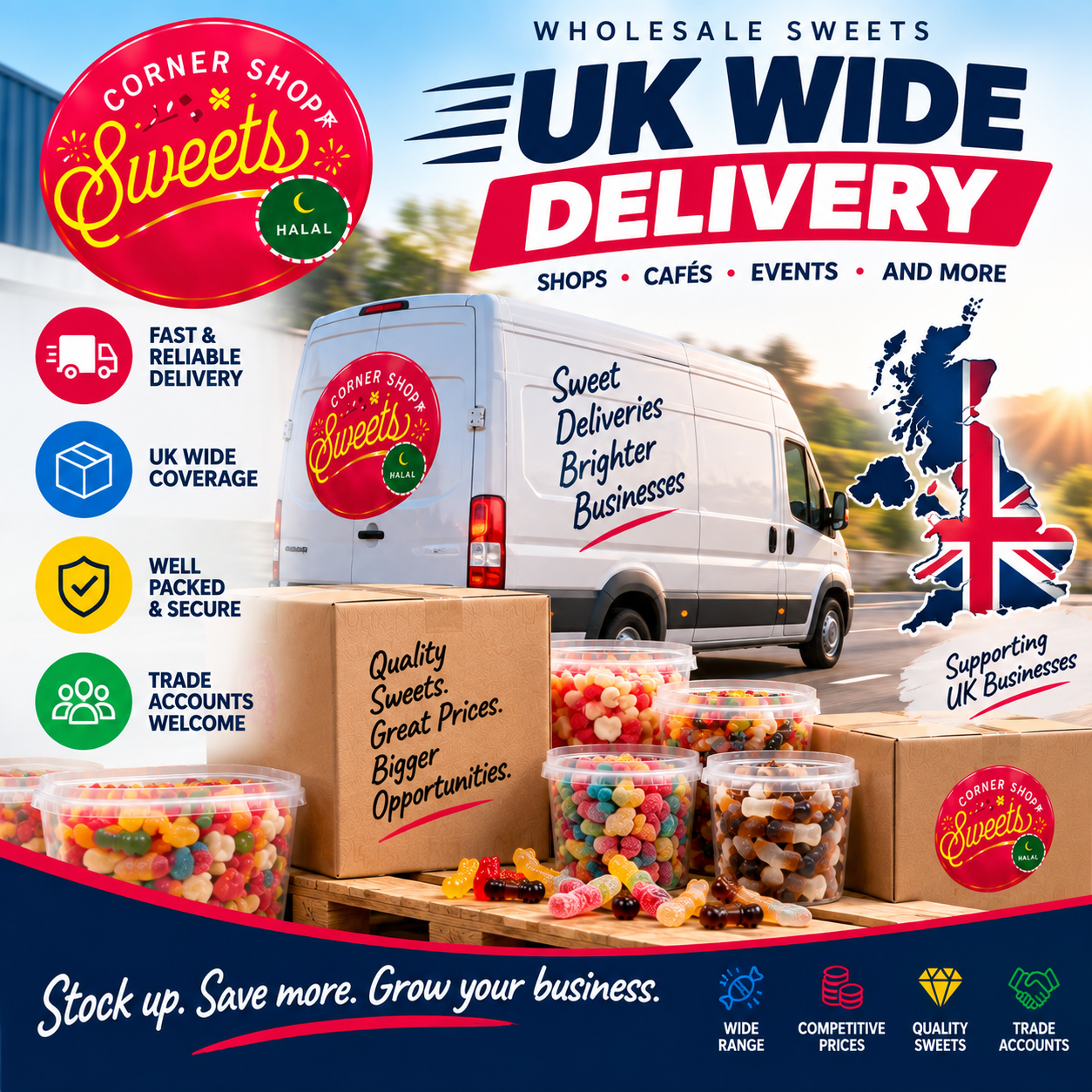 UK Delivery for Halal Sweets