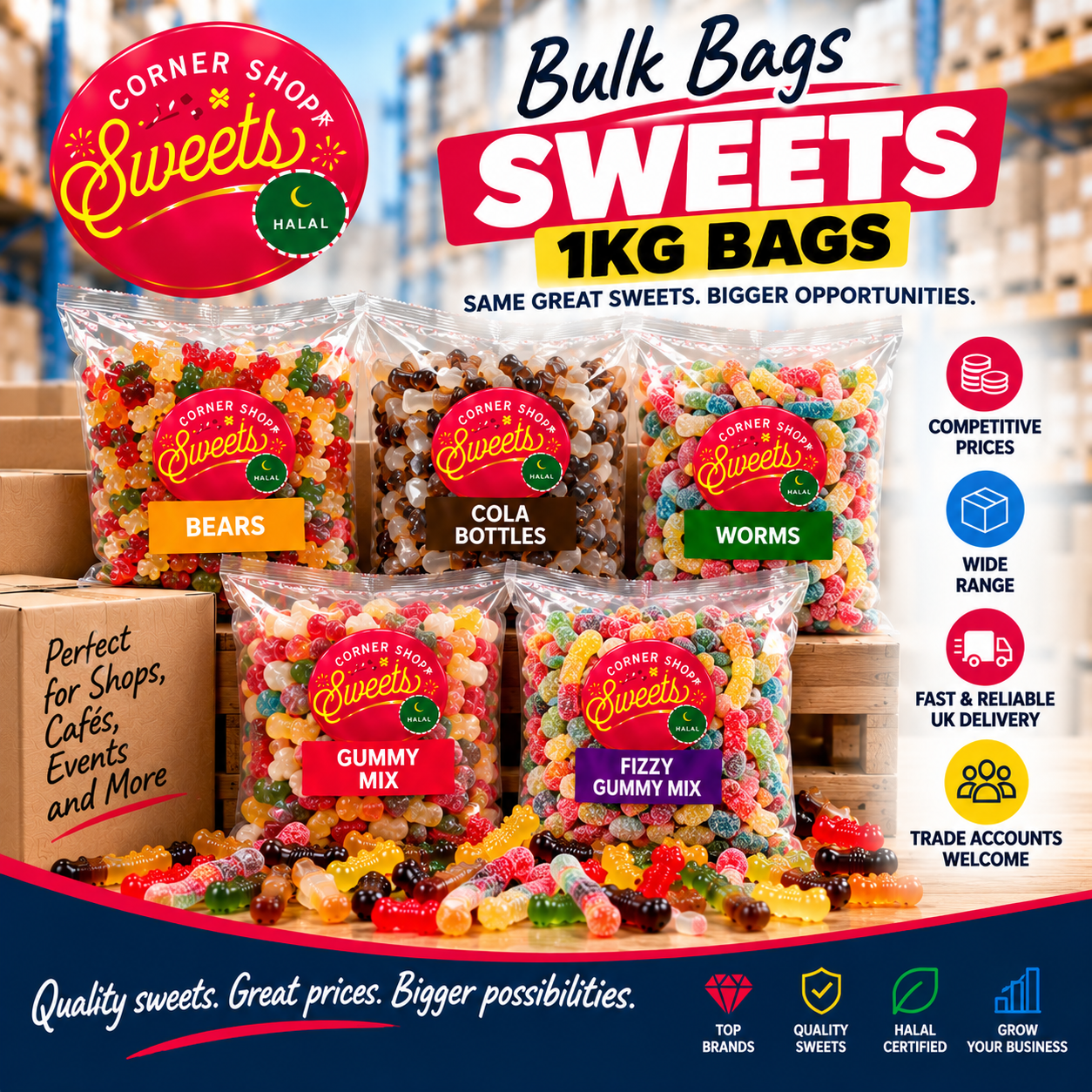Wholesale Bulk Bag Sweets